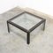 Tavolino minimalista in metallo cromato e legno, anni '70, Immagine 5