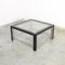 Tavolino minimalista in metallo cromato e legno, anni '70, Immagine 6