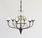 Viking Chandelier by Svend Aage Holm Sorensen, 1950s 1