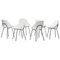 White Dining Chairs by Pierre Guariche, 1990s, Set of 6, Immagine 1