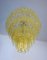 Large Vintage Italian Chrome and Murano Glass Chandelier, 1982, Image 10
