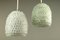 Lámparas colgantes vintage con flores de cristal de Murano de Barovier & Toso, años 70. Juego de 2, Imagen 6