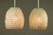 Vintage Murano Glass Floral Pendant Lamps from Barovier & Toso, 1970s, Set of 2 3