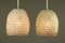 Vintage Murano Glass Floral Pendant Lamps from Barovier & Toso, 1970s, Set of 2, Image 3