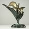 Sculpture de Fleur Flamant Rose en Bronze, 1950s 9