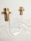 Mid-Century Acrylic Glass Candleholders by Dorothy Thorpe, Set of 2, Image 1