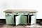 Vintage Marble Top Sideboard, 1940s, Image 2