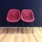 Pink Chairs by Genevieve Dangles-Christian Defrance for Burov, 1950s, Set of 2, Image 2