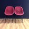 Set of Pink Chairs by Genevieve Dangles-Christian Defrance for Burov, 1950s 2