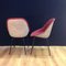 Pink Chairs by Genevieve Dangles-Christian Defrance for Burov, 1950s, Set of 2 4
