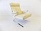 Cream Leather Lounge Chair by Reinhold Adolf for Cor, 1960s 6