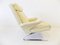 Cream Leather Lounge Chair by Reinhold Adolf for Cor, 1960s 2