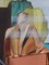 Abstrakte italienische kubistische Malerei von Mario Rossello, 1965 2