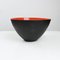 Large Mid-Century Danish Red Enamel Krenit Bowl by Herbert Krenchel, 1950s, Image 2