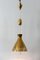 Mid-Century Counterweight Brass Pendant Lamp from Vereinigte Werkstätten Collection, 1960s 14