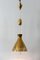 Mid-Century Counterweight Brass Pendant Lamp from Vereinigte Werkstätten Collection, 1960s, Image 14