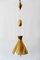 Mid-Century Counterweight Brass Pendant Lamp from Vereinigte Werkstätten Collection, 1960s 8