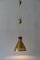 Mid-Century Counterweight Brass Pendant Lamp from Vereinigte Werkstätten Collection, 1960s 7