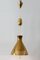 Mid-Century Counterweight Brass Pendant Lamp from Vereinigte Werkstätten Collection, 1960s 5