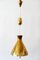 Mid-Century Counterweight Brass Pendant Lamp from Vereinigte Werkstätten Collection, 1960s 3