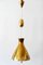 Mid-Century Counterweight Brass Pendant Lamp from Vereinigte Werkstätten Collection, 1960s, Image 3