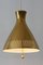 Mid-Century Counterweight Brass Pendant Lamp from Vereinigte Werkstätten Collection, 1960s 11