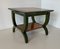 Table Basse en Aniline Verte et en Erable, Italie, 1980s 3