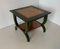 Italian Green Aniline and Maple Coffee Table, 1980s, Image 6