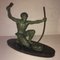 Art Deco The Blacksmith Sculpture by G. Hervor 1