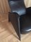 Black Leather Armchair, 1980s, Image 3