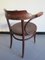 Mid-Century Wooden Bistro Chair Attributed to Thone, 1950s 4