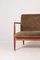 Mid-Century Sofa aus Teak & Samt von CB Hansen, 1950er 2