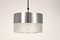 Swedish Metal and Crystal Ceiling Lamp, 1960s, Image 1