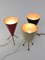 Mid-Century Space Age Rocket TV Table Lamps, Set of 3 15