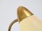 Lampe de Bureau Big Button Mid-Century en Laiton 7