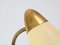 Mid-Century Brass Big Button Table Lamp, Image 7