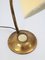Mid-Century Brass Big Button Table Lamp 8