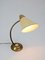 Mid-Century Brass Big Button Table Lamp 6