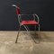Chaise Diagonal en Corde et Tissu Rouge par Willem Hendrik Gispen pour Gispen, 1930s 12