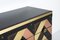 Vintage Brass, Acrylic Glass and Black Glass Chest of Drawers, 1990s 7