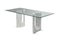 Vintage White Carrara Marble Dining Table in the Style of Carlo Scarpa, 1970s, Image 1