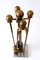 Mid-Century Brass and Steel Fireplace Tools, 1970s, Set of 5, Image 8