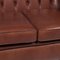 Red Brown Leather Sofas from Chesterfield, Set of 2 10