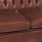 Red Brown Leather Sofas from Chesterfield, Set of 2 4