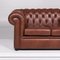 Red Brown Leather Sofas from Chesterfield, Set of 2 12