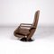 Evolo Brown Leather Armchair with Relax Function from FSM 12