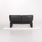 Atlanta Black Leather 2-Seat Sofa from Laauser 7