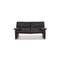 Atlanta Black Leather 2-Seat Sofa from Laauser 1