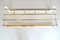 Wall Coat Rack Acrylic Glass and Brass, 1960s 2