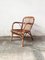 Mid-Century Rattan and Bamboo Baby Chair, 1950s, Image 1